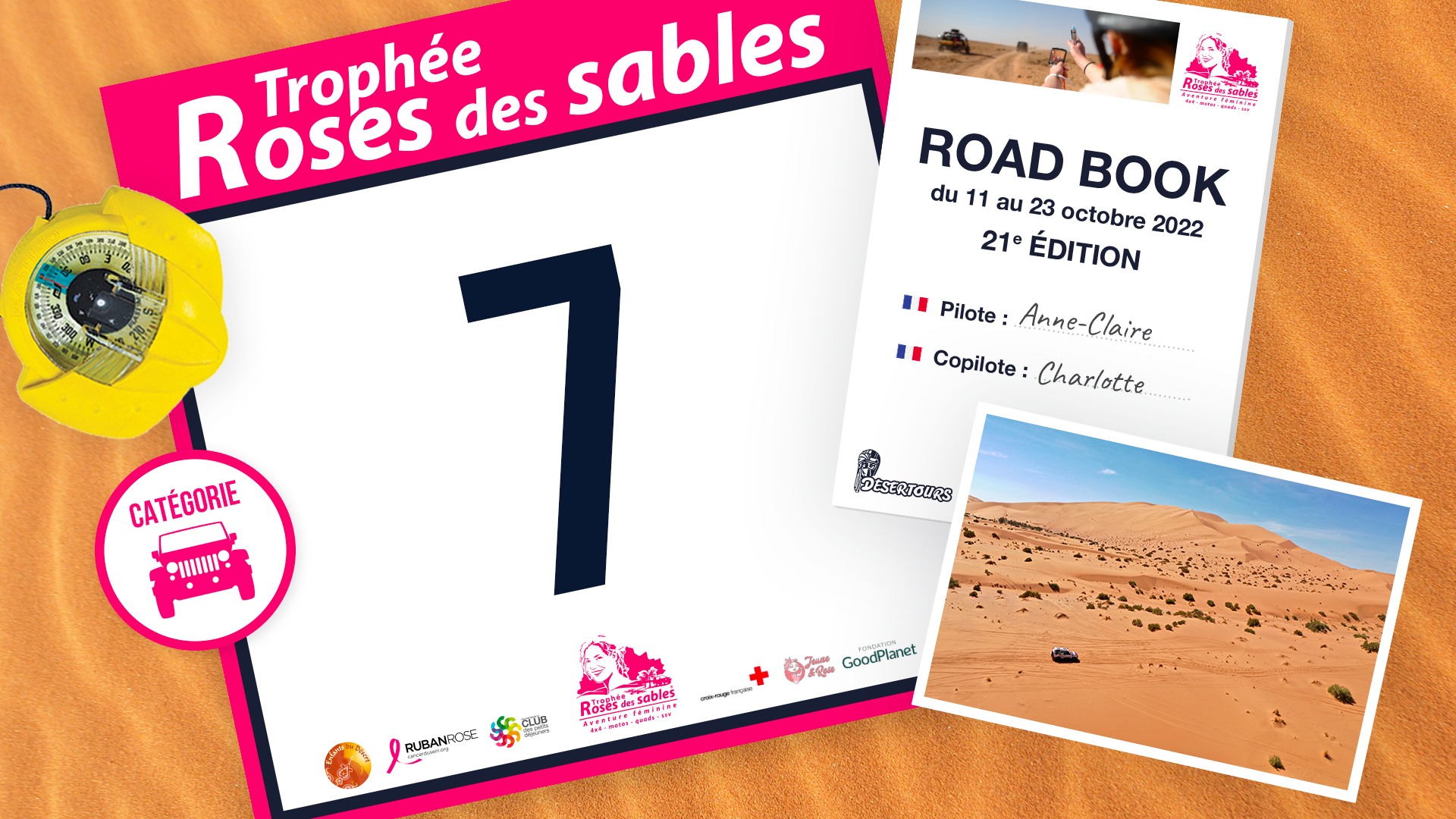 Rallye Roses des Sables - Première victoire, elles seront sur la ligne ...