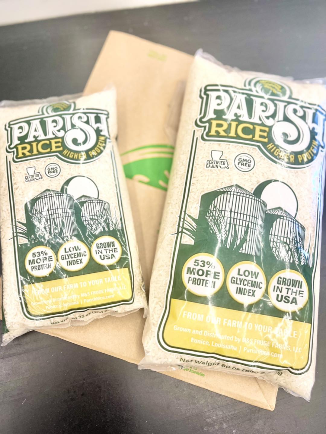 Louisiana grown PARISH RICE 🍚 is... - Oak Point Fresh Market | Facebook