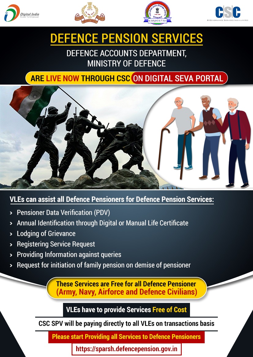 Defence Pension Services are... - Common Services Centers | Facebook