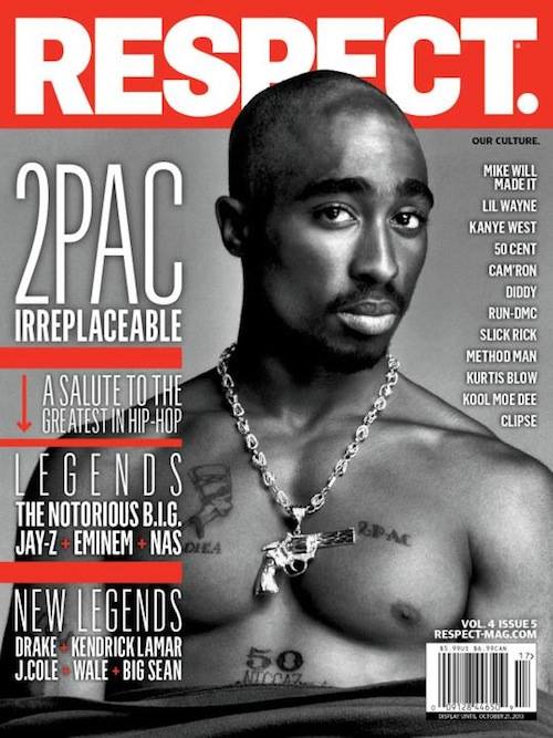 2PAC - Current issue of Respect magazinegrip it.