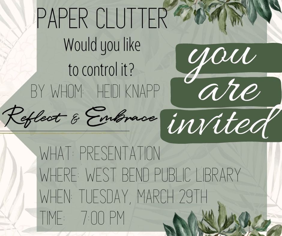 Is paper a pain point for you? 😒Do... - Reflect & Embrace | Facebook