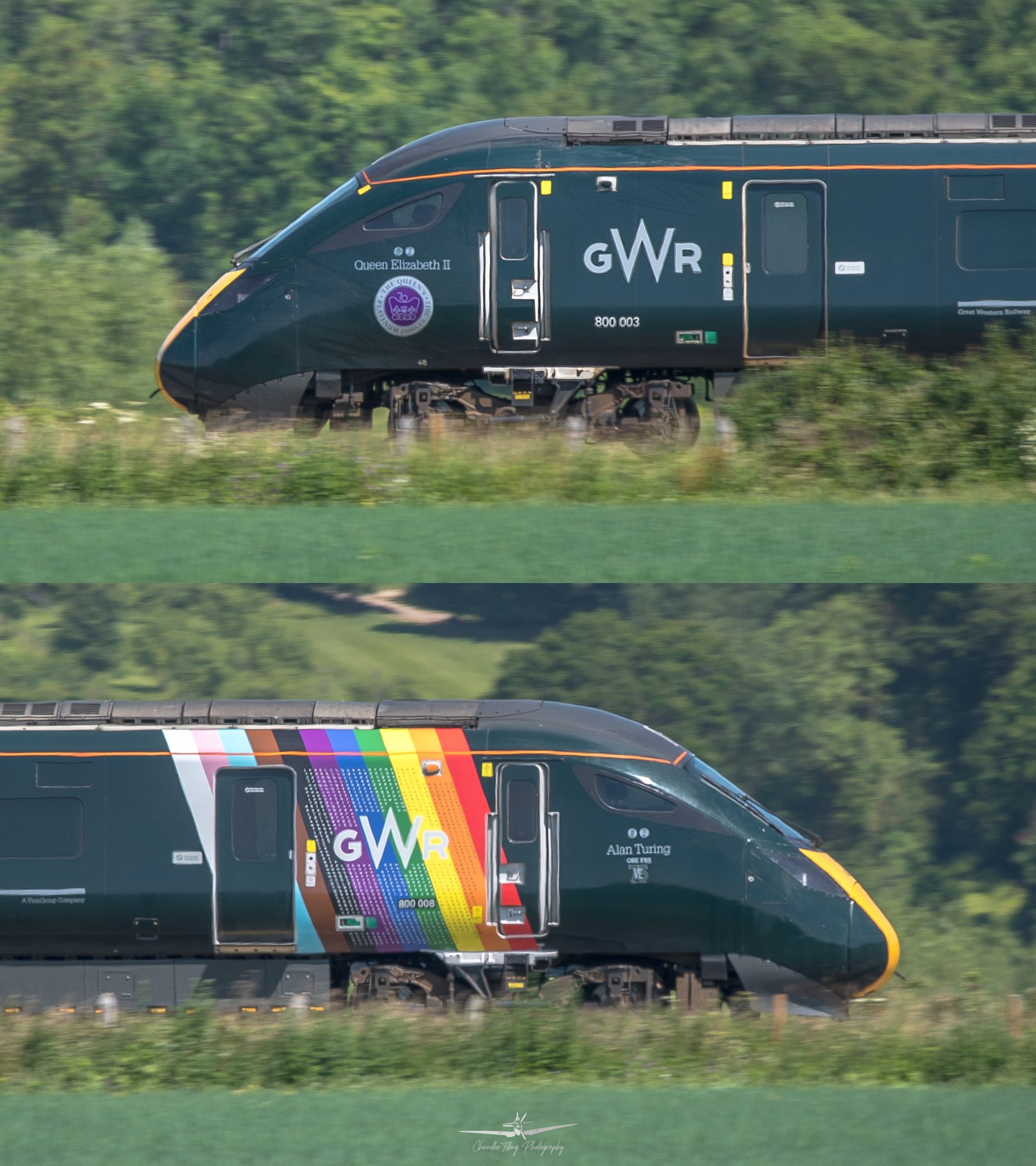 Great Western Railway 800s looks meaner with nose cone open