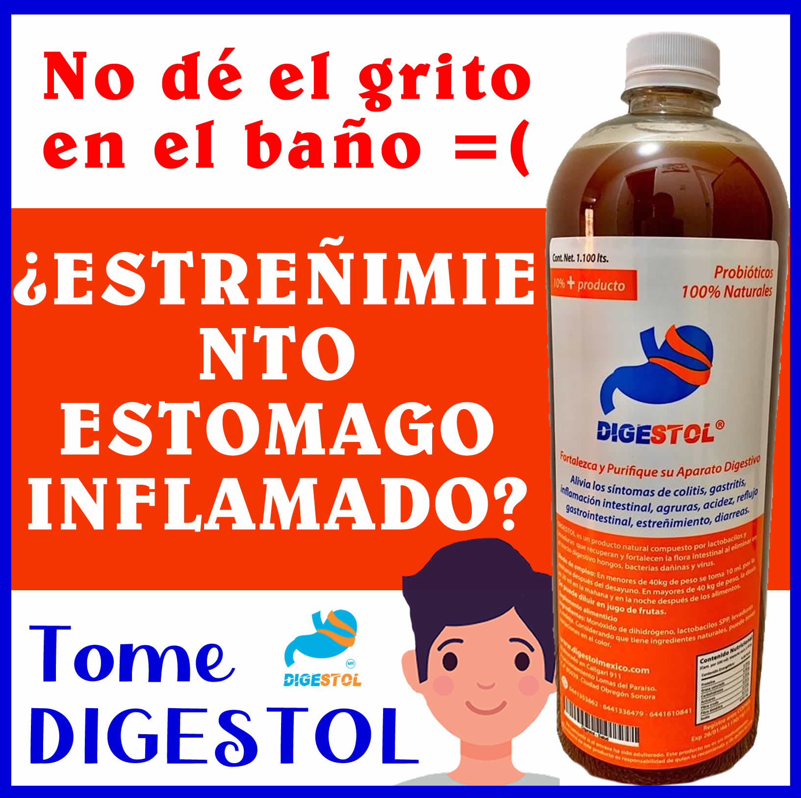 ¿Estreñimiento 😕, Reflujo... - Digestol Lactobacilos | Facebook