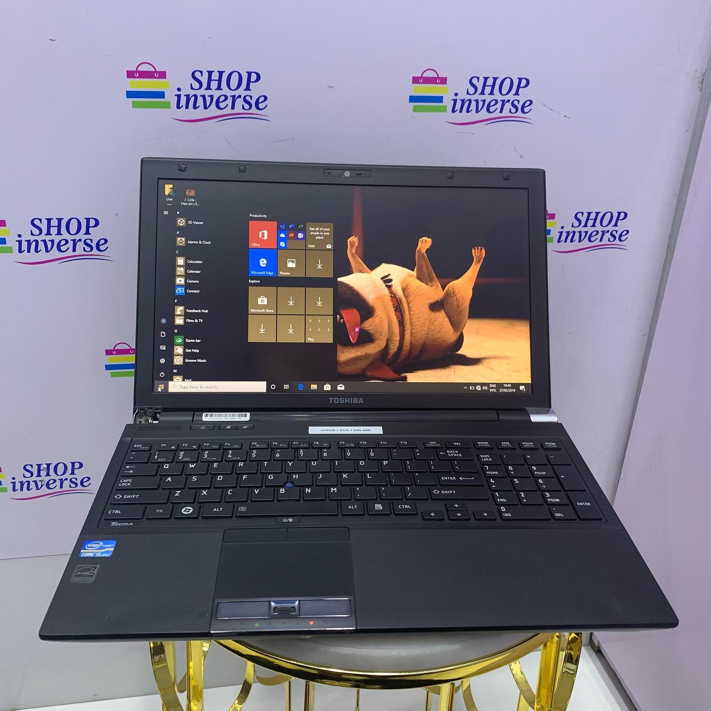 Tosiba Tecra R950 - Intel Core i5-3320M - 250GB HDD - 4GB RAM