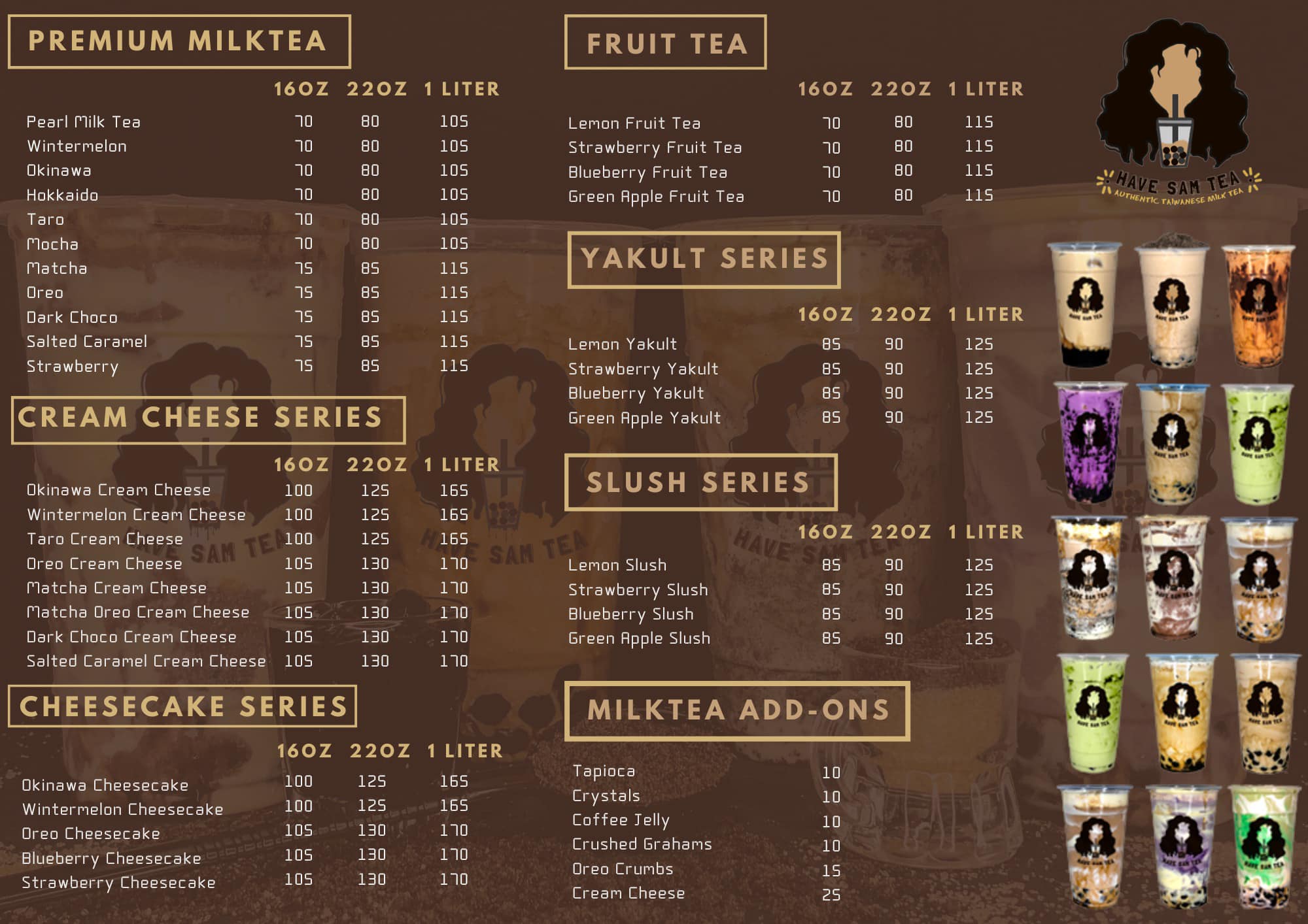 Have Sam Tea - UPDATED MENU 🧋🥢 | Facebook