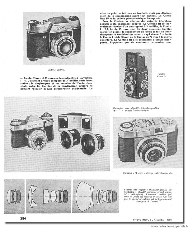 Téléobjectif Carl Zeiss Tele-Tessar 4/135mm Pour Contaflex 126 – Occasion Bon état