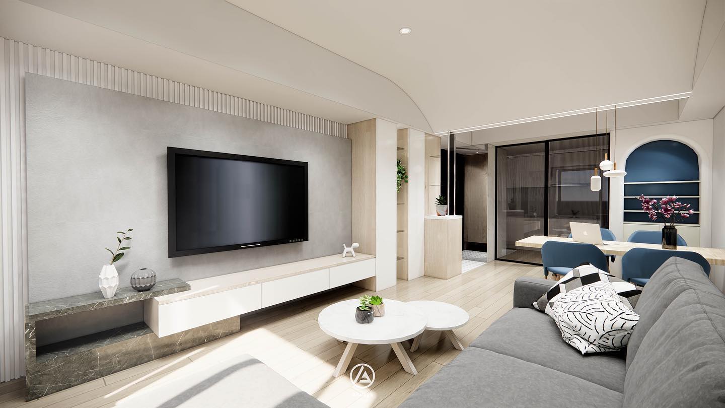 歐威室內設計 - 客廳設計 Living Room 別出心裁的公共空間 留下深刻的第一印象... | Facebook