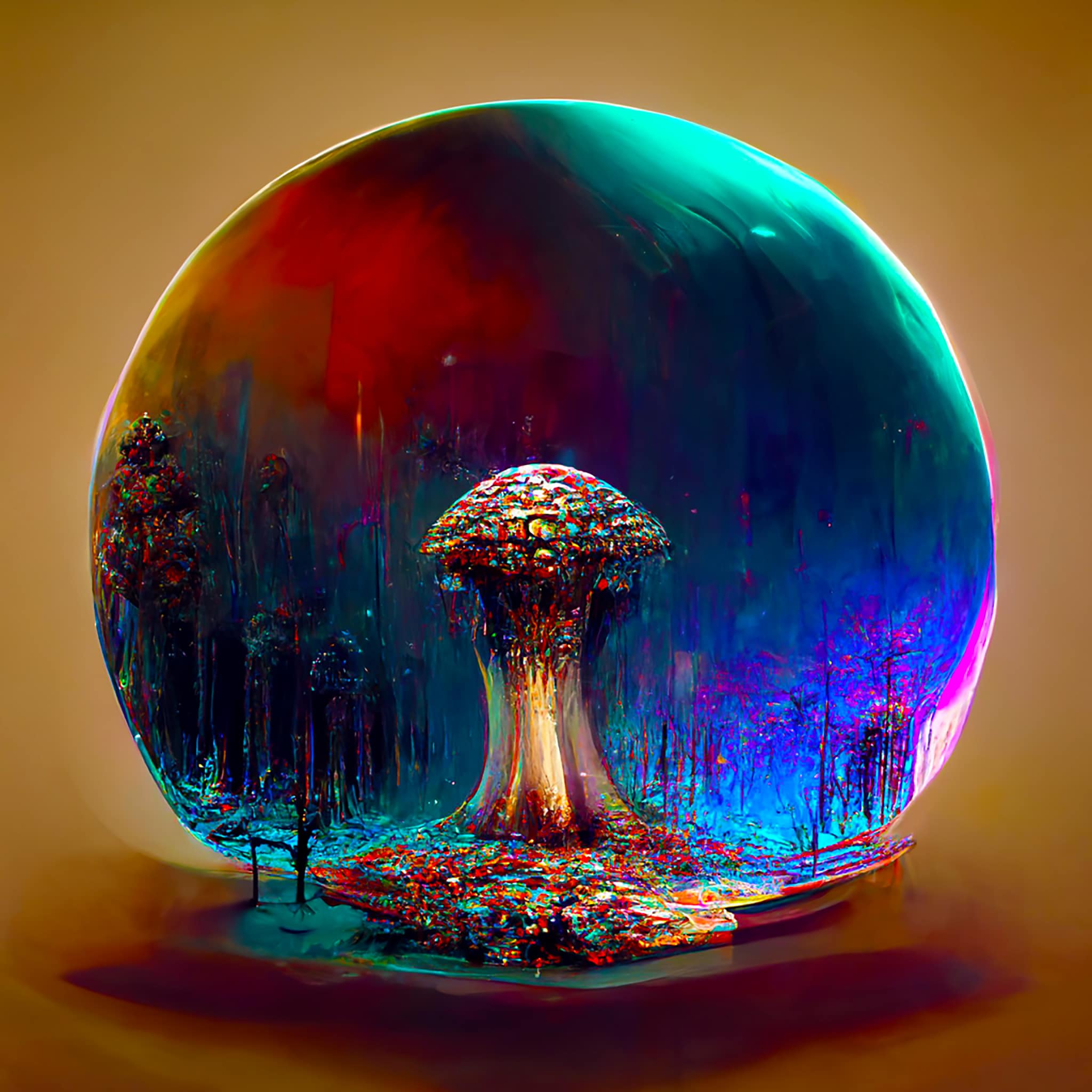 The Al’s interpretation of a large... - Polychromatic Dreams