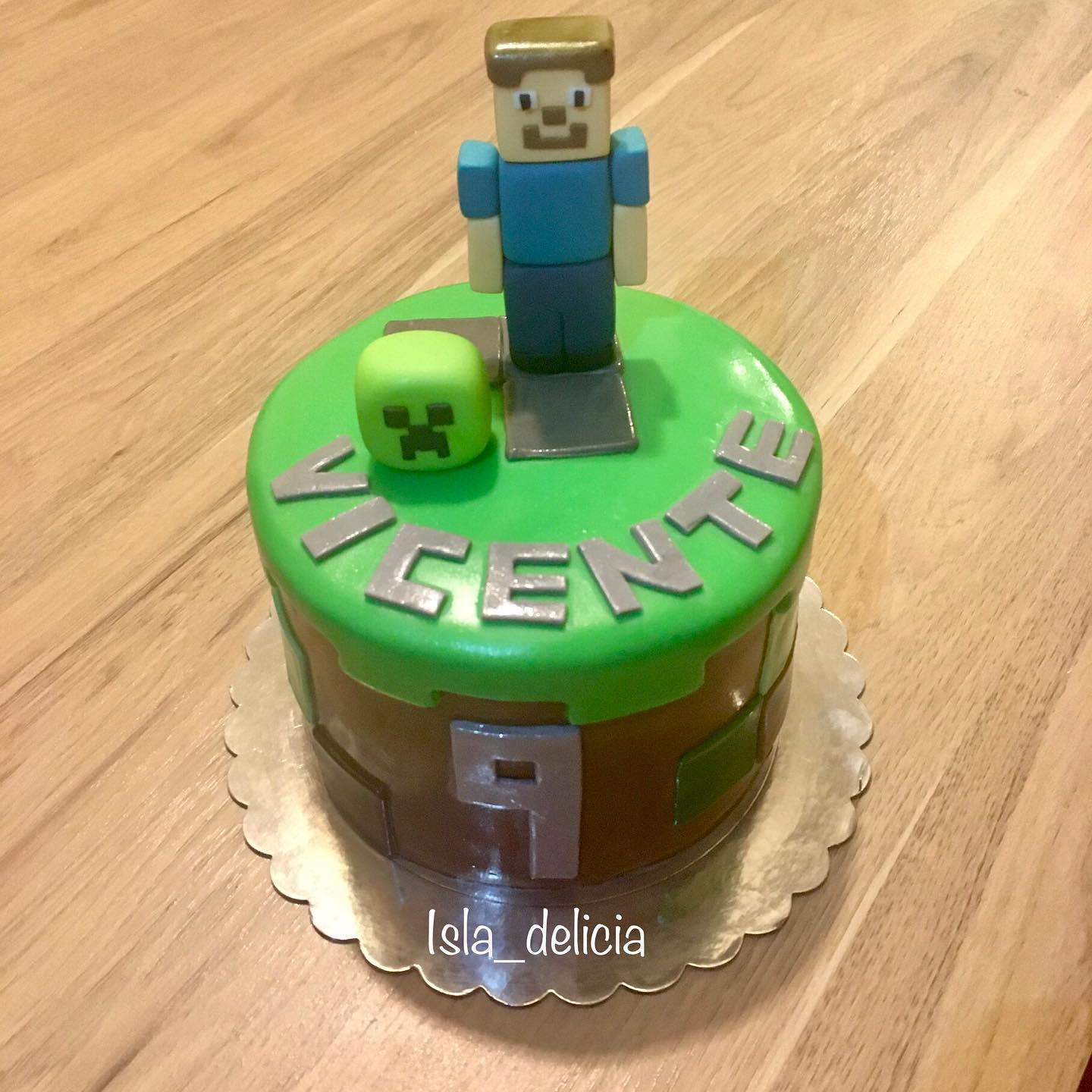 Isla Delicia - Torta Minecraft! Una mini torta para...
