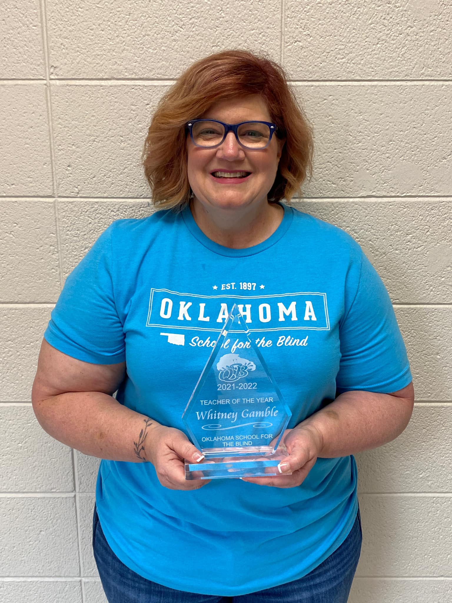 Congratulations Whitney... - Oklahoma School for the Blind