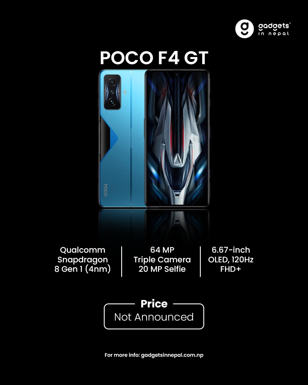 BREAKING: Poco F4 GT goes official with Snapdragon 8 Gen 1
