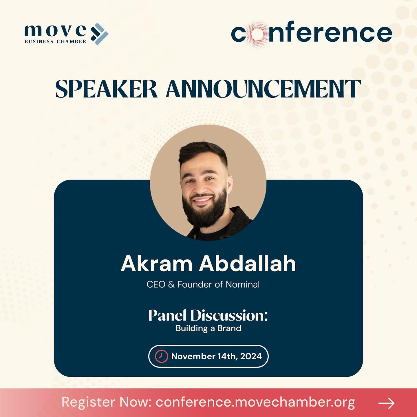 MOVE Chamber - We are excited to announce that Akram...