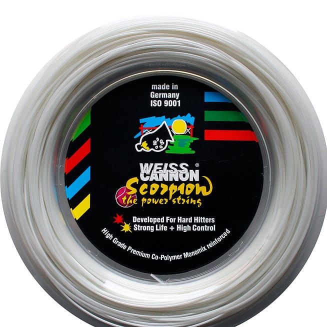 Weiss Cannon Blue Rock 'N Power – Cuerda De Tenis (200 M, Calibre 17/1.20 Mm)