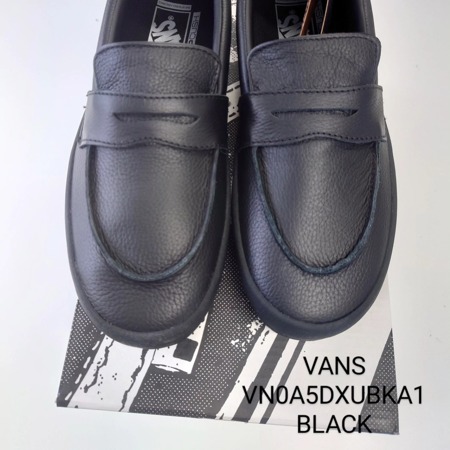 VANS バンズ ローファー SKATE LOAFER スケートローファー BLACK 