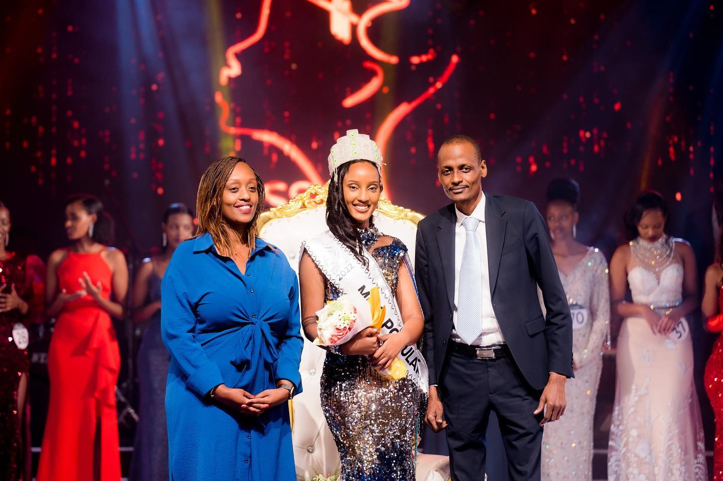 Miss Rwanda - Newly crowned👑 #MissRwanda2022 poses for a... | Facebook