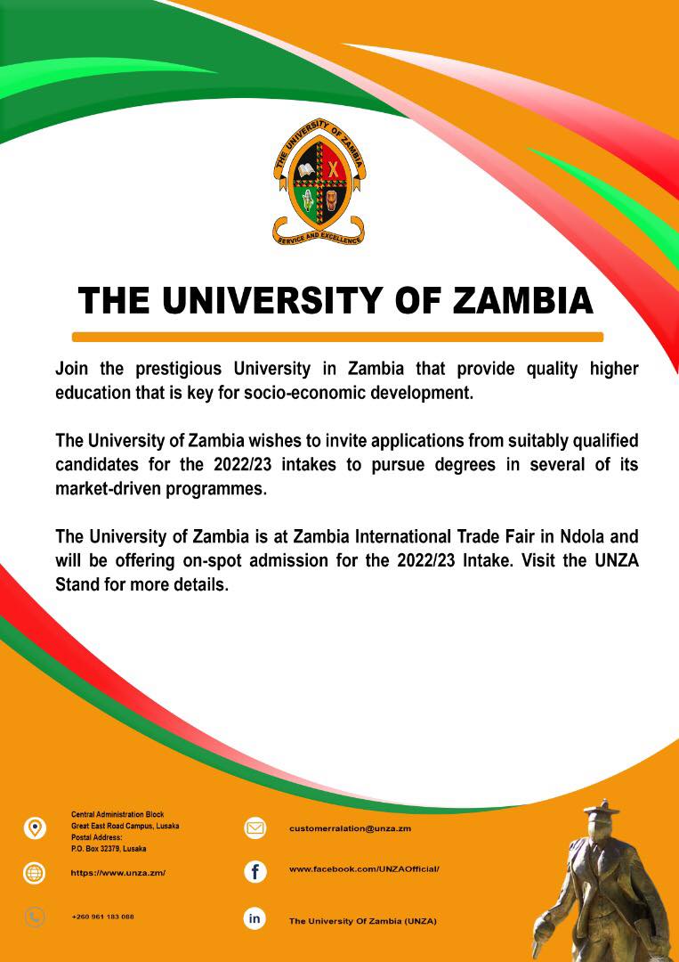 The University of Zambia... - The University of Zambia -UNZA | Facebook