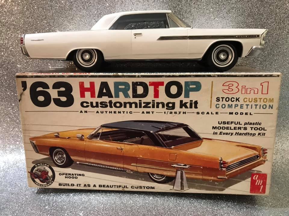 Old Amt 63 Bonneville model car for sale