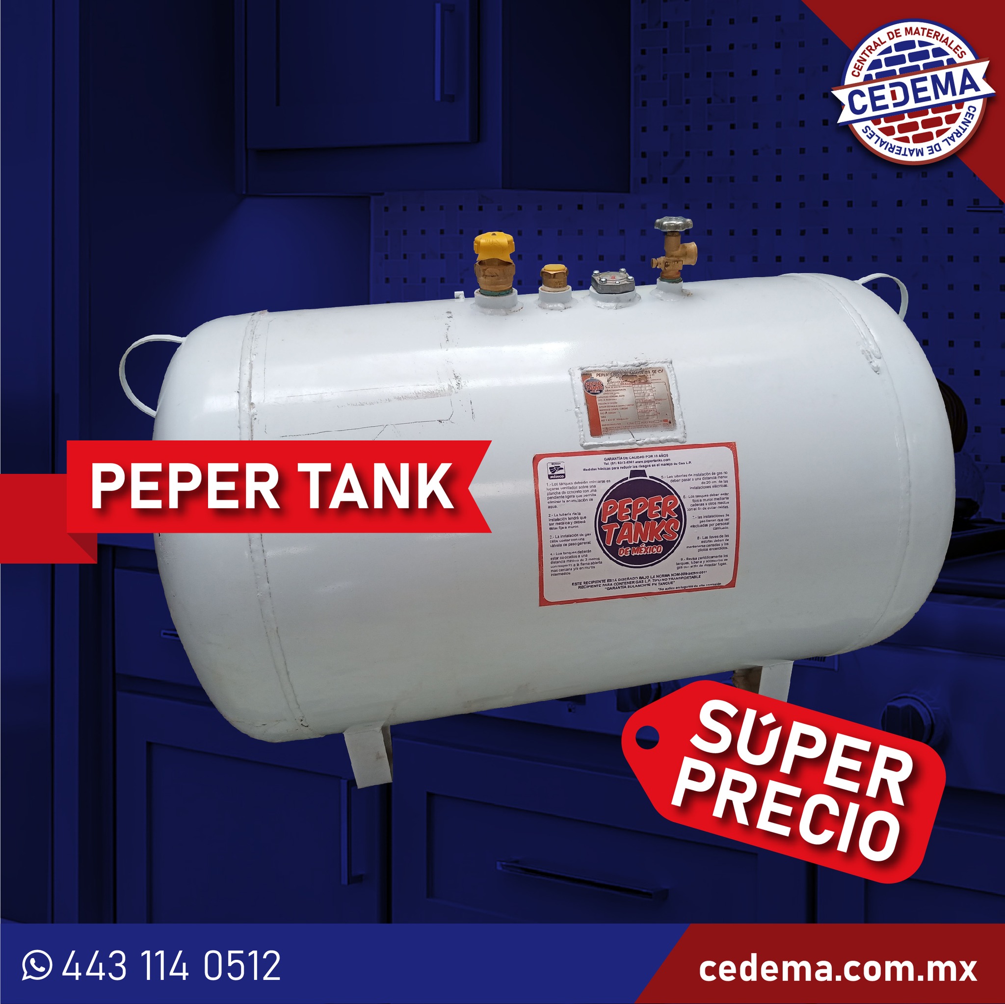 Contamos con Tanques Peper de 120,... - CENTRAL DE MATERIALES
