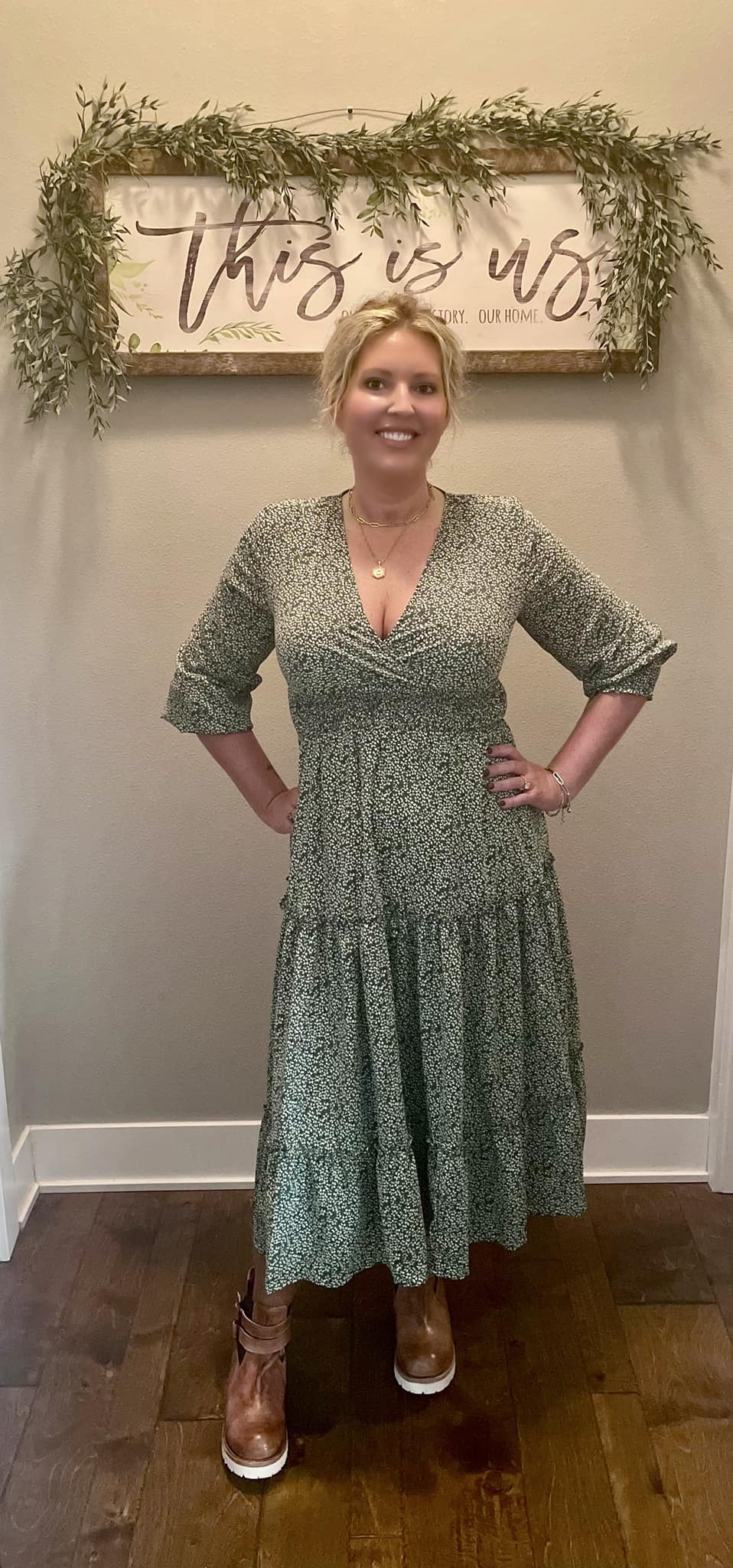 Should we all start wearing green dresses when we need a little luck on our side or? 👀💚