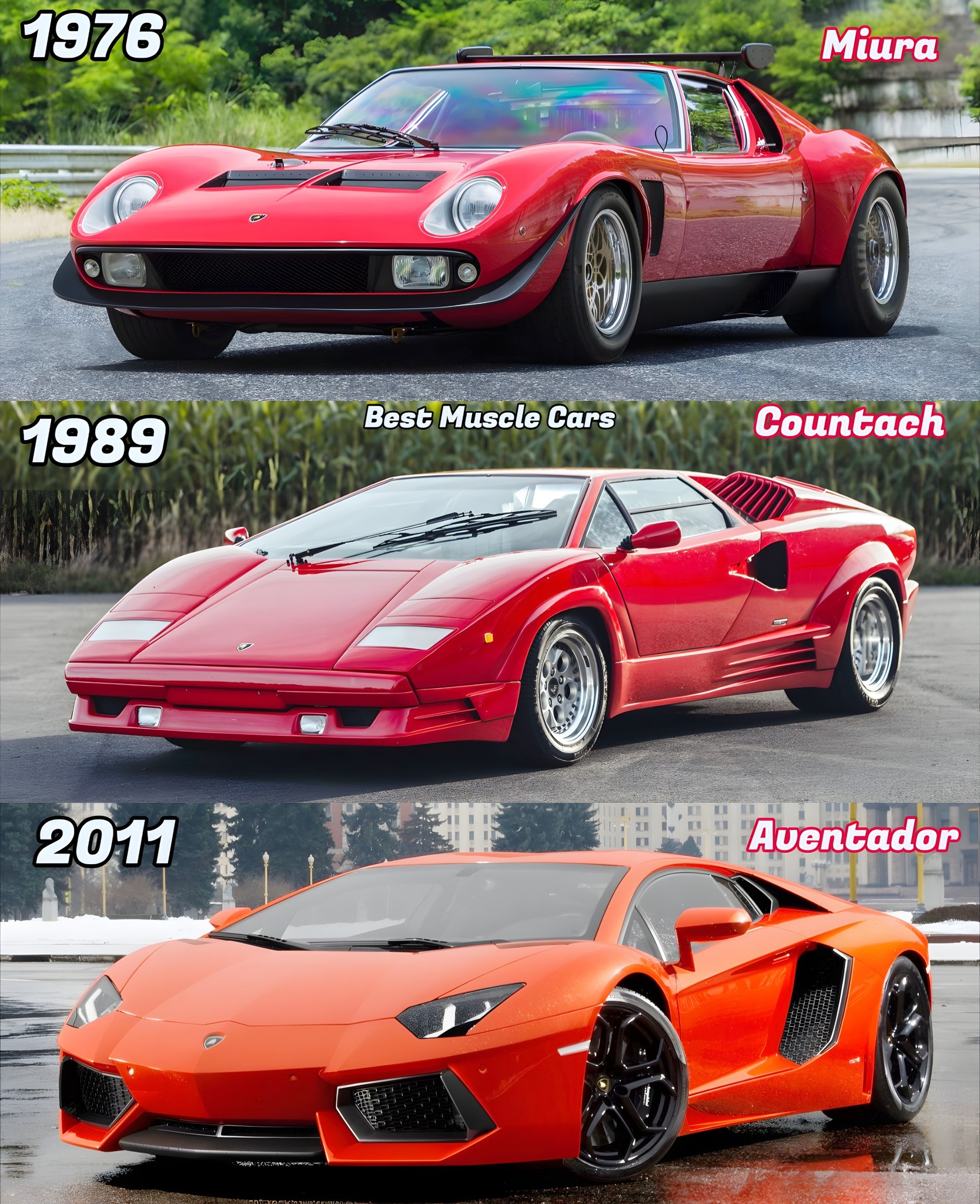 🏁 **Four Lamborghini legends. One choice. Which are you taking