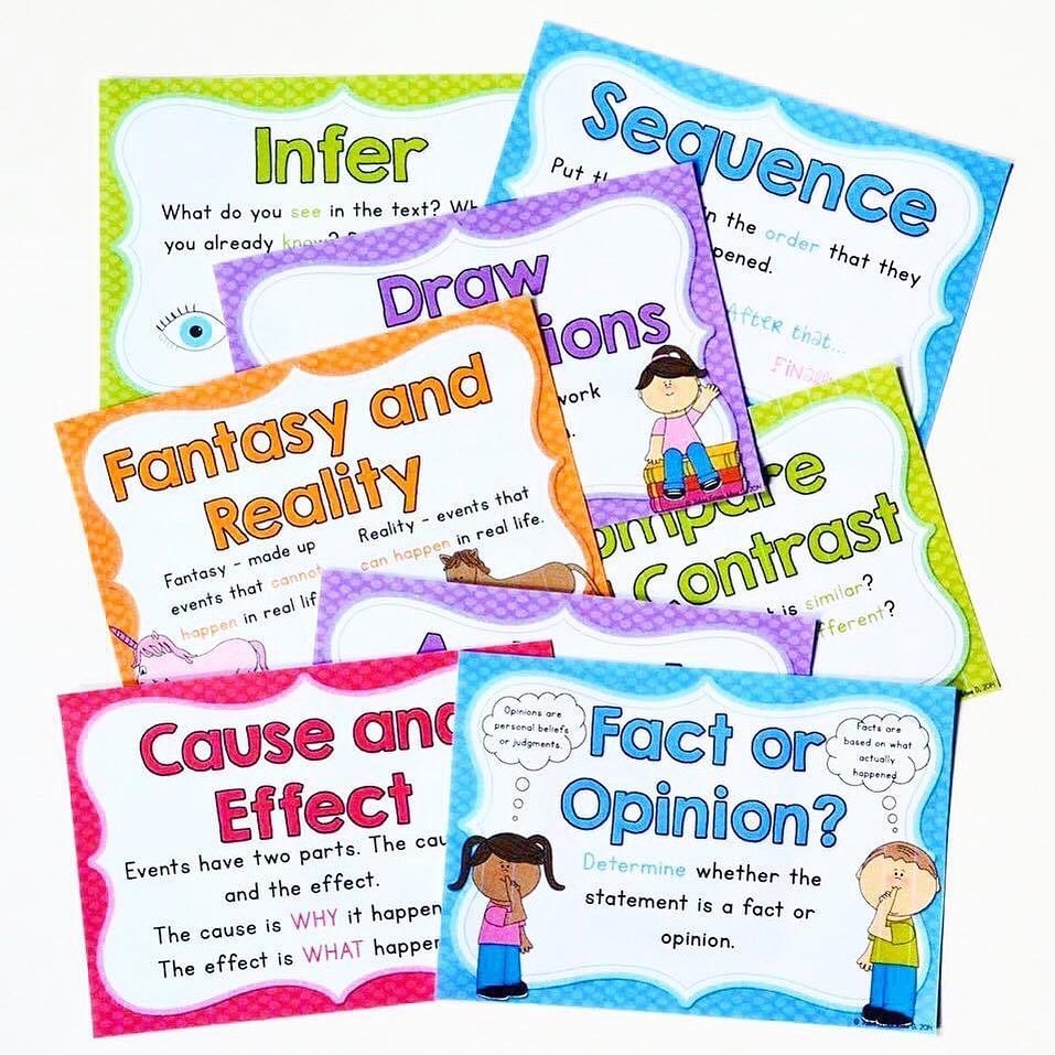 Reading Comprehension Posters for any... - Tales From Miss D