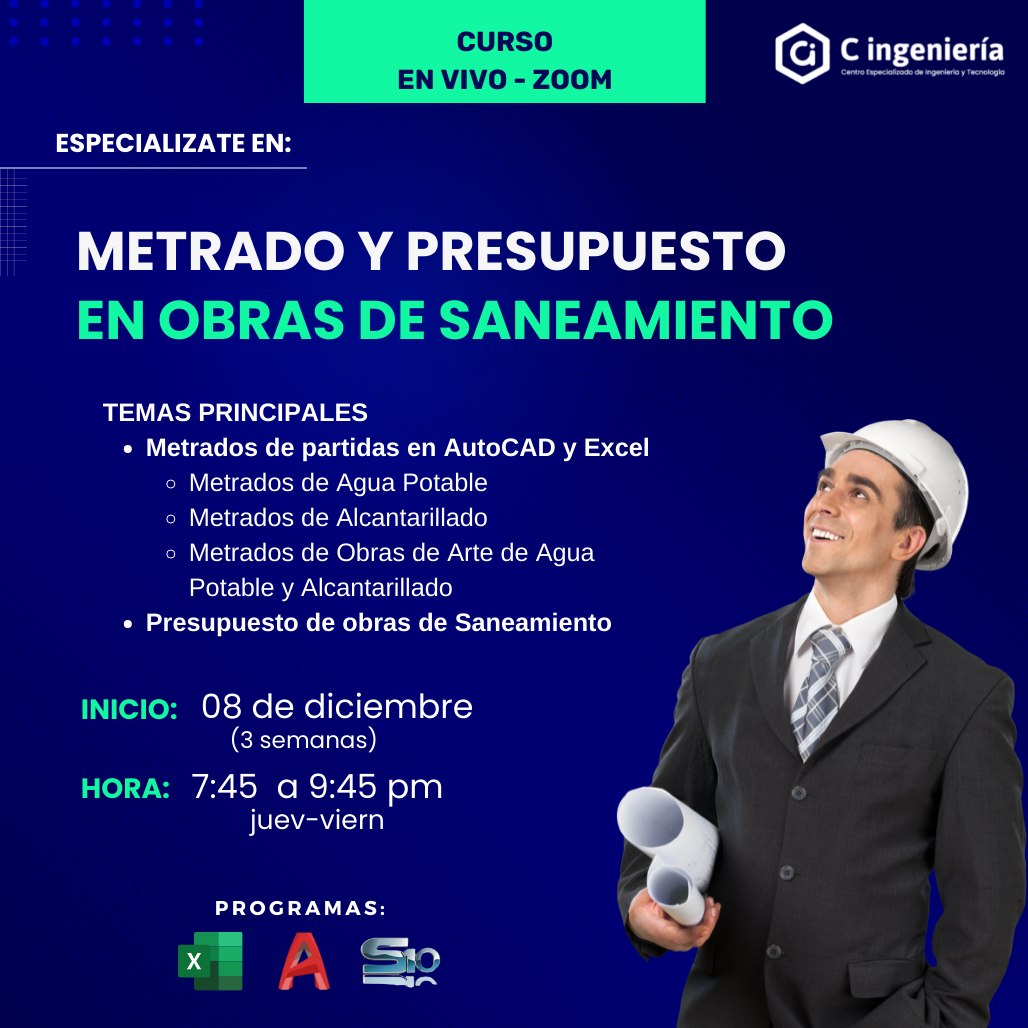 C-Ingeniería - #Aprende mas con nuestro curso en vivo:...