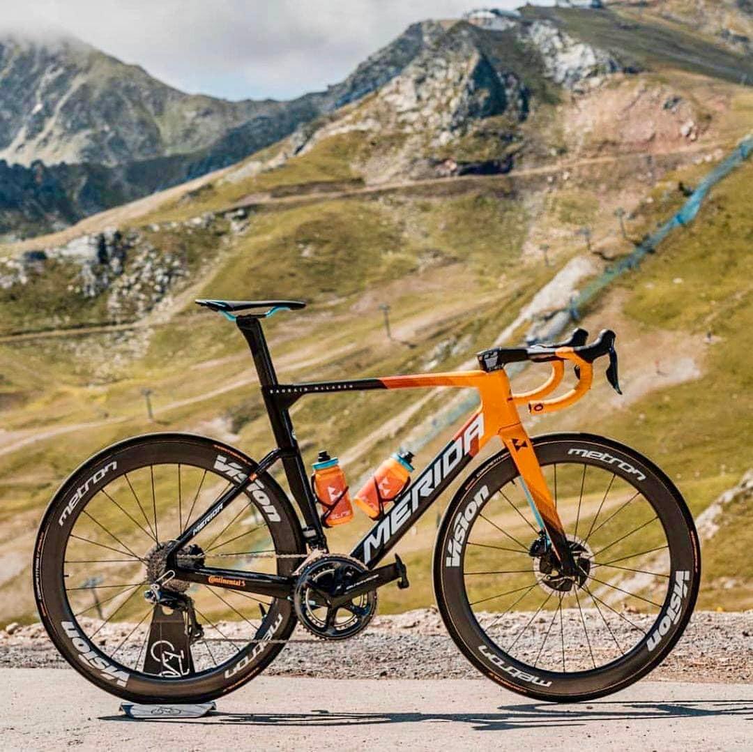🚲 MERIDA BIKE with the Bahrain Mclaren livery - that's a good