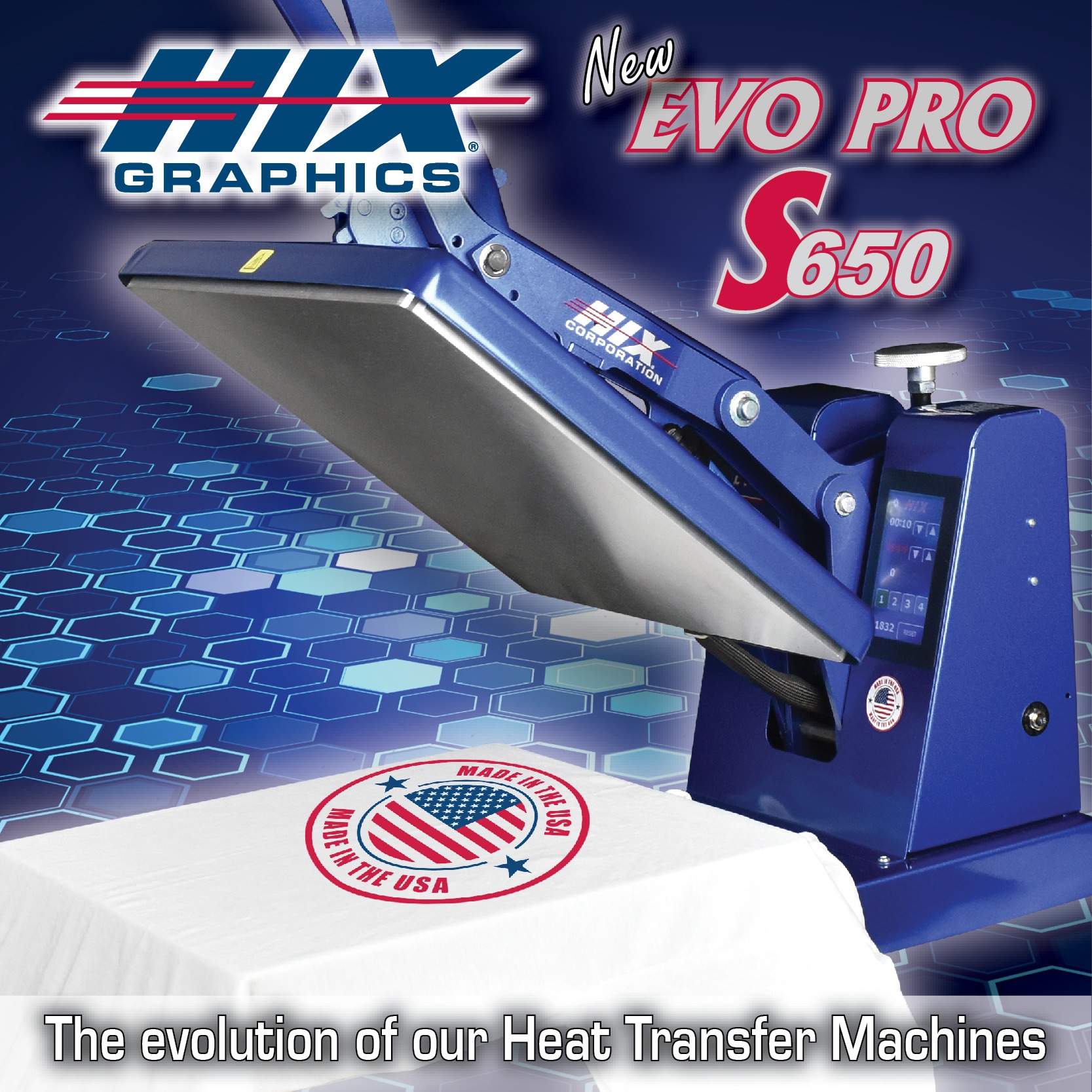 HIX Imprint - Our new EVO Series of heat presses feature... | Facebook