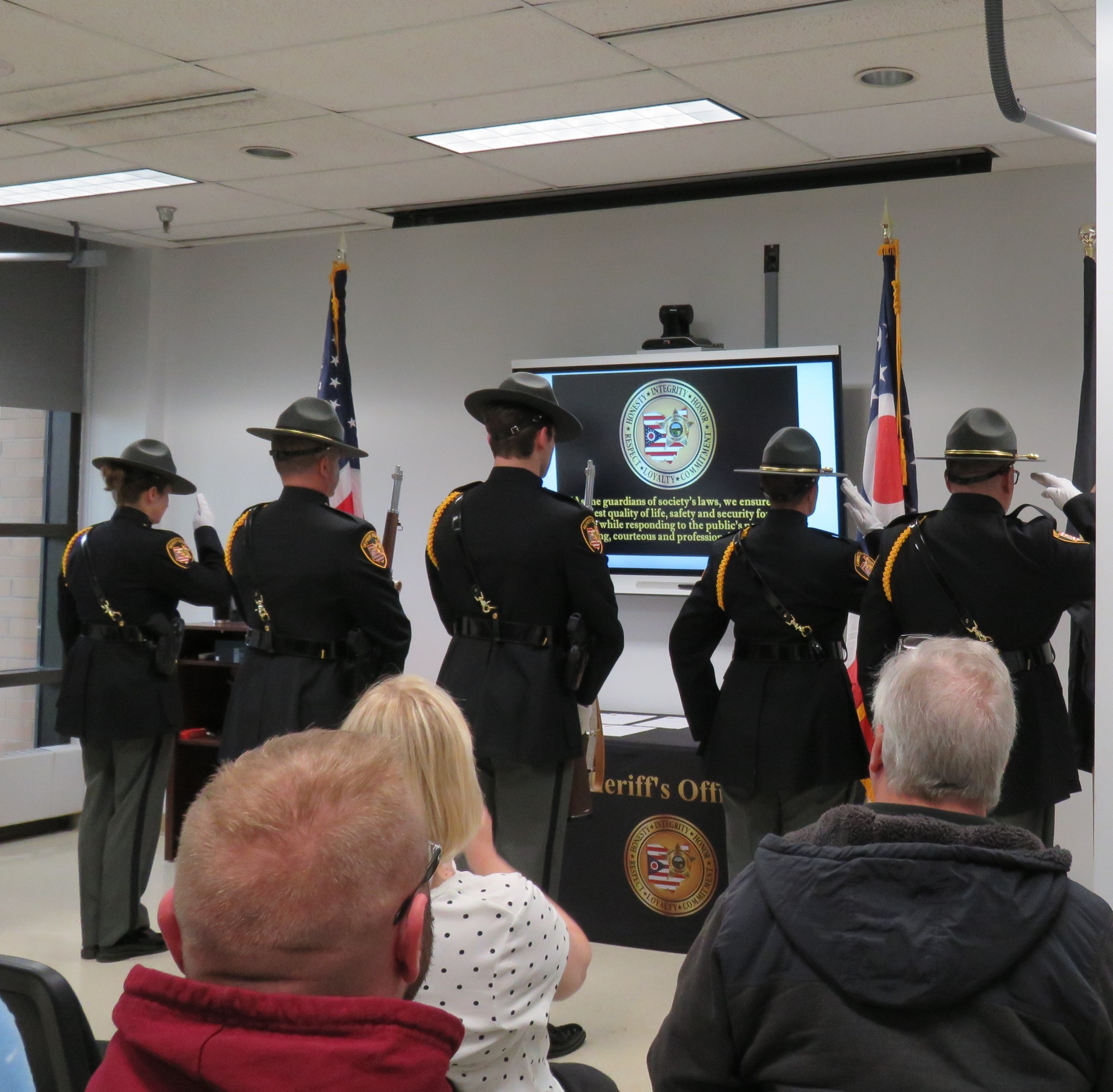 Today we had the honor of swearing in new Corrections Officers ...