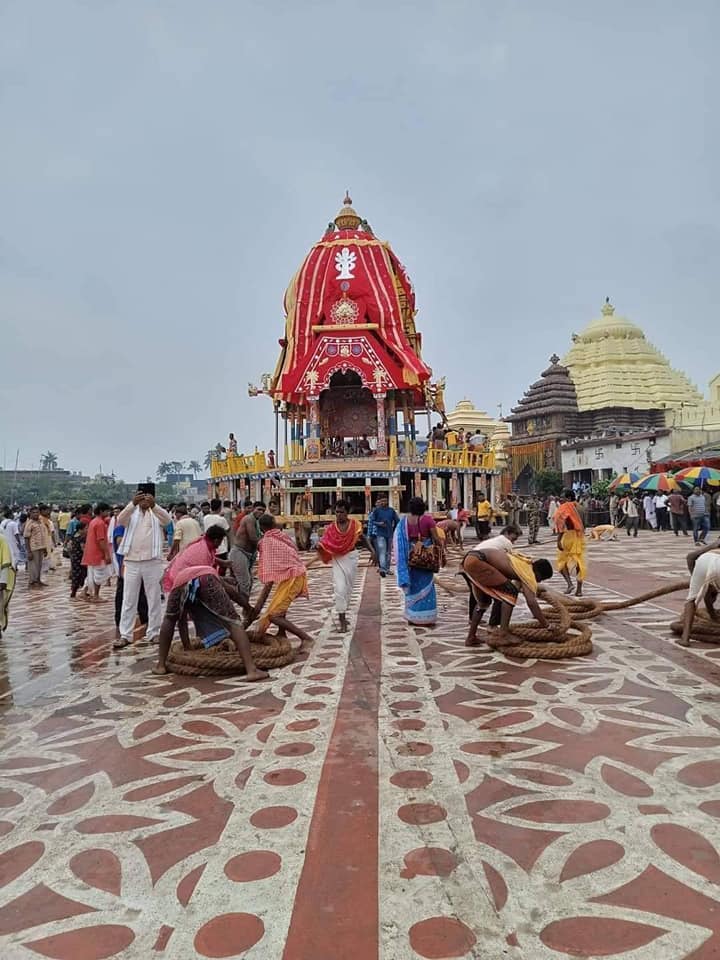 Mana Kharagpur - Today.. Sri Jagannath Rath Yatra puja...