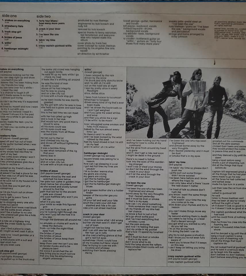 Today marks the 45th Anniversary of Little Feat's classic album