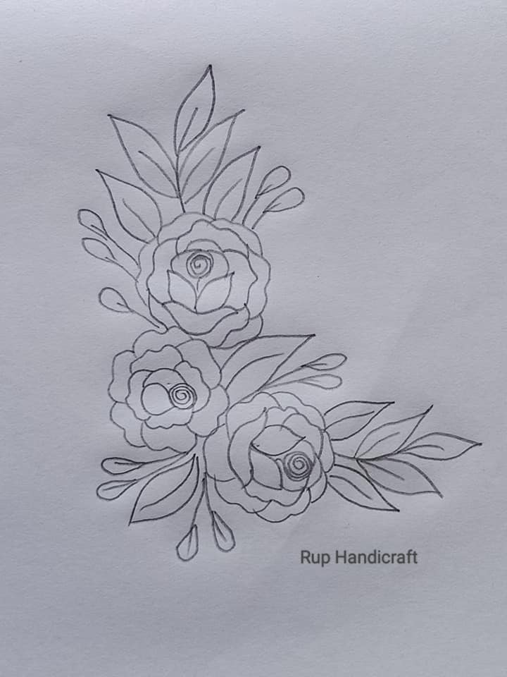 Rup Handicraft - Beautiful Rose pattern for hand...