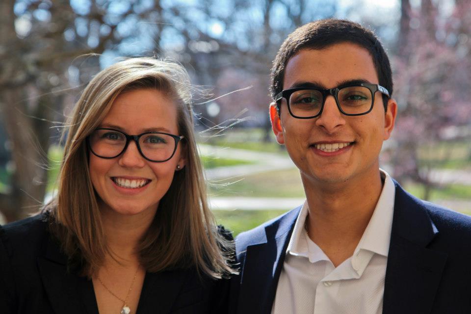 Tony and Georgia for 2014 Senior Class Reps