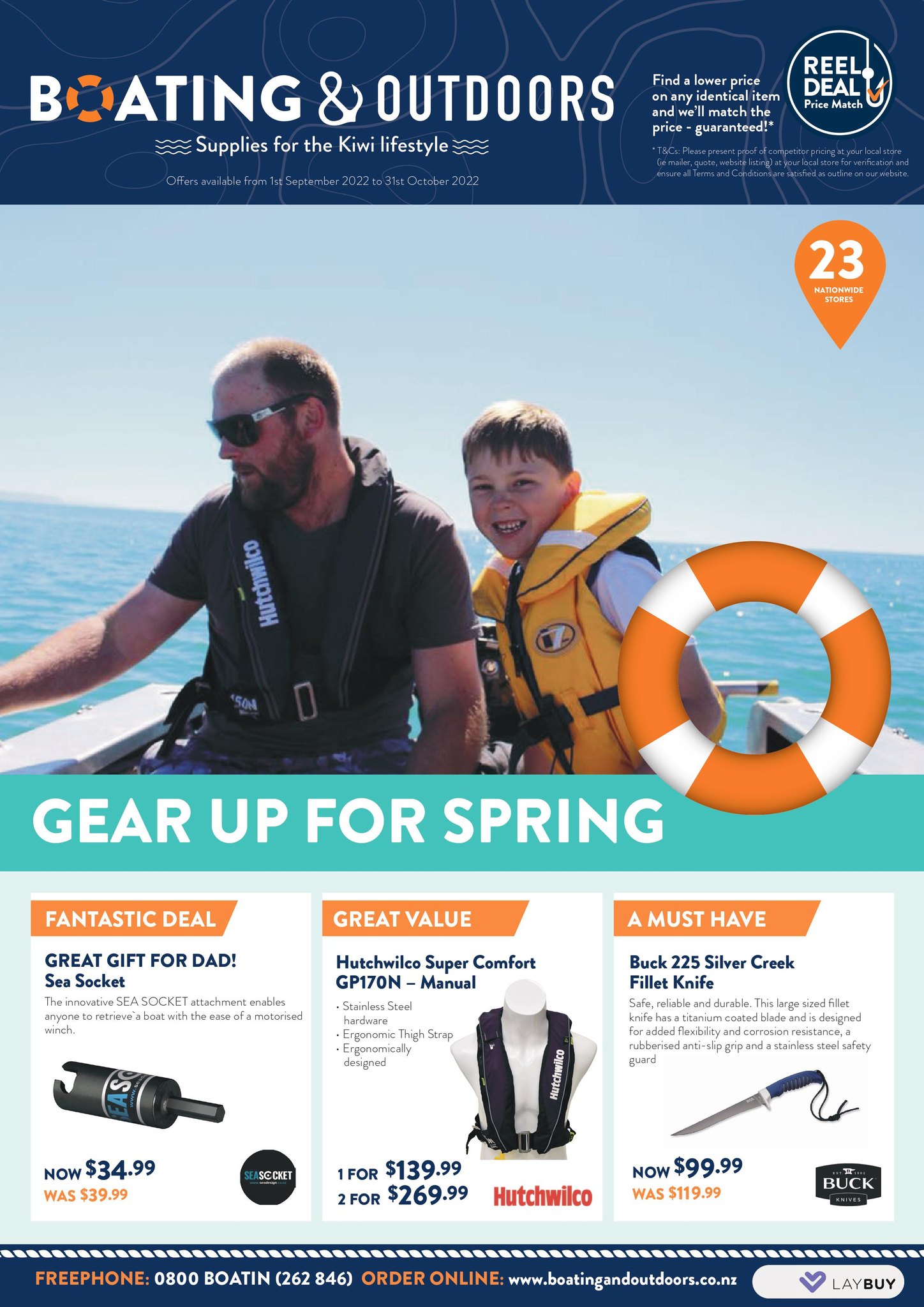 Spring is here and its time to gear... - Boating and Outdoors