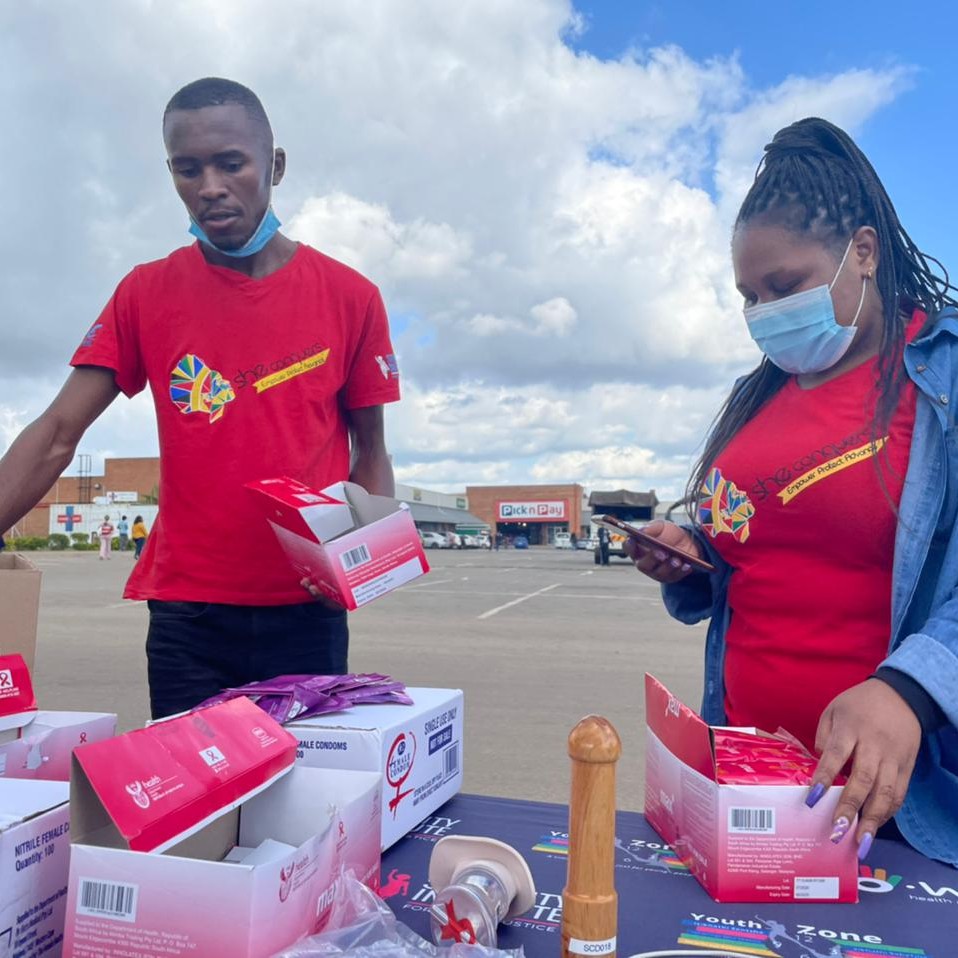 The Mpumalanga team held a condom... - Soul City Institute