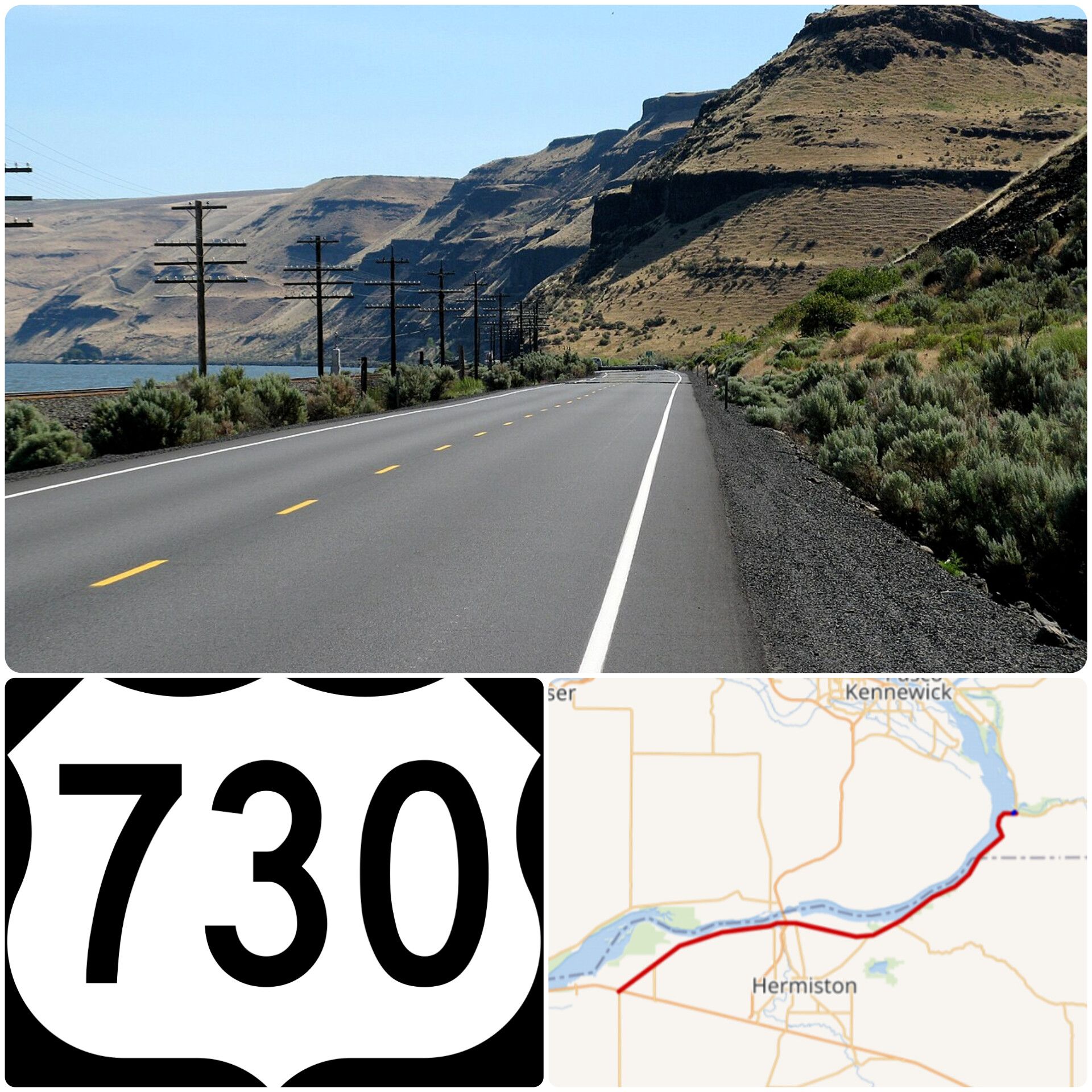 U.S. Route 730 (US 730) is a short east–west United States 