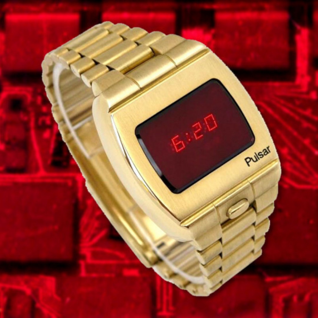 サ*コ様 イーグル　LED 腕時計　EAGLE RED WATCH pulsar The Digital Timepiece Revolution! In 1972, Hamilton Watch Company