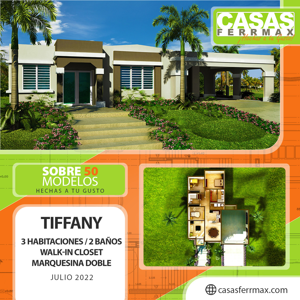 Casas Ferrmax - 🏠 TIFFANY 🔸3 habitaciones 🔸2 baños 🔸walk...