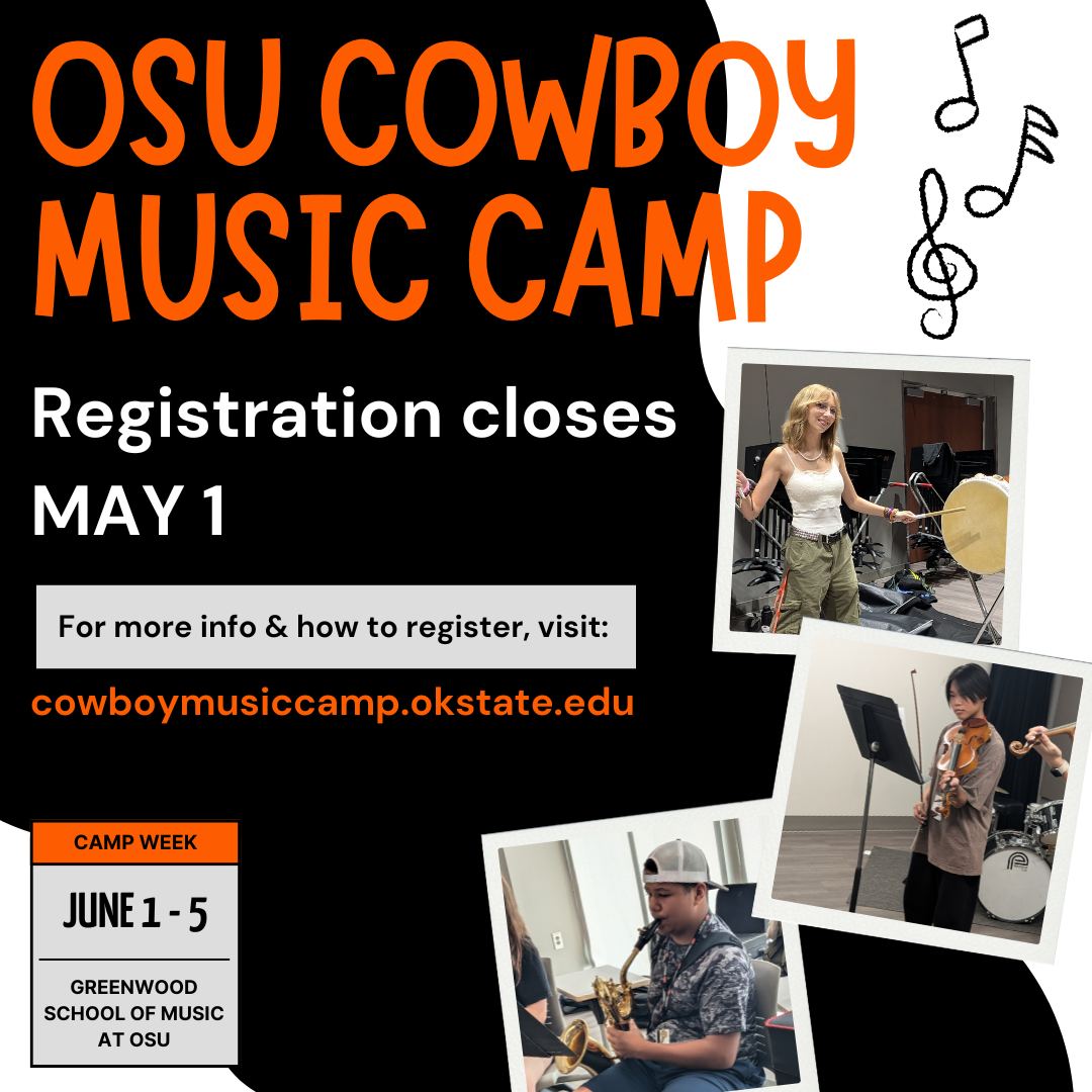 OKState Music - 🚨 Final call, future Cowboys! 🚨 ⏰... | Facebook