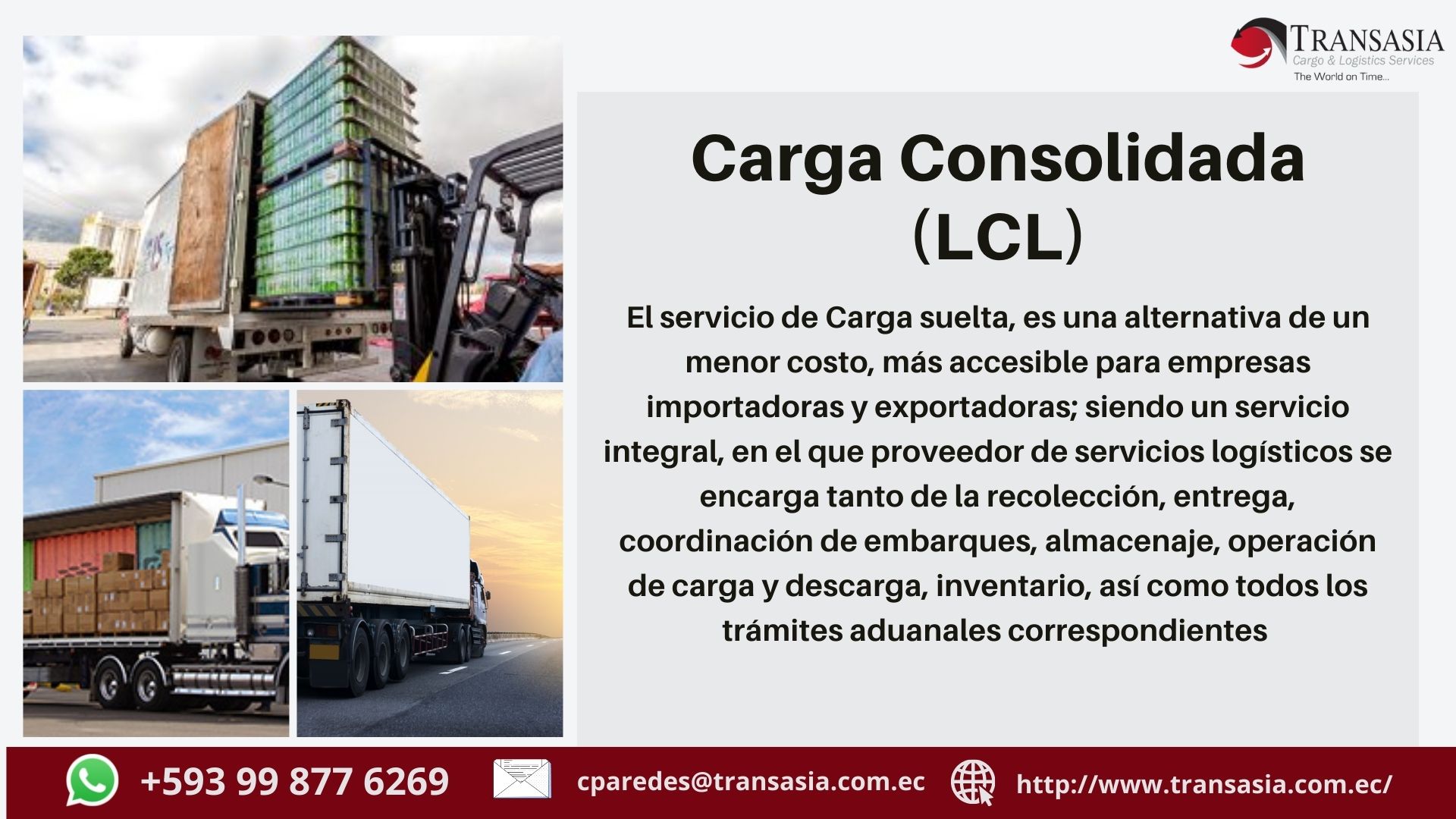🚨¿Sabías las ventajas que tiene... - TRANSASIA PACIFIC S.A.