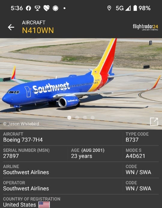 In the summer of 1964 my family flew from SFO to ANC. The
