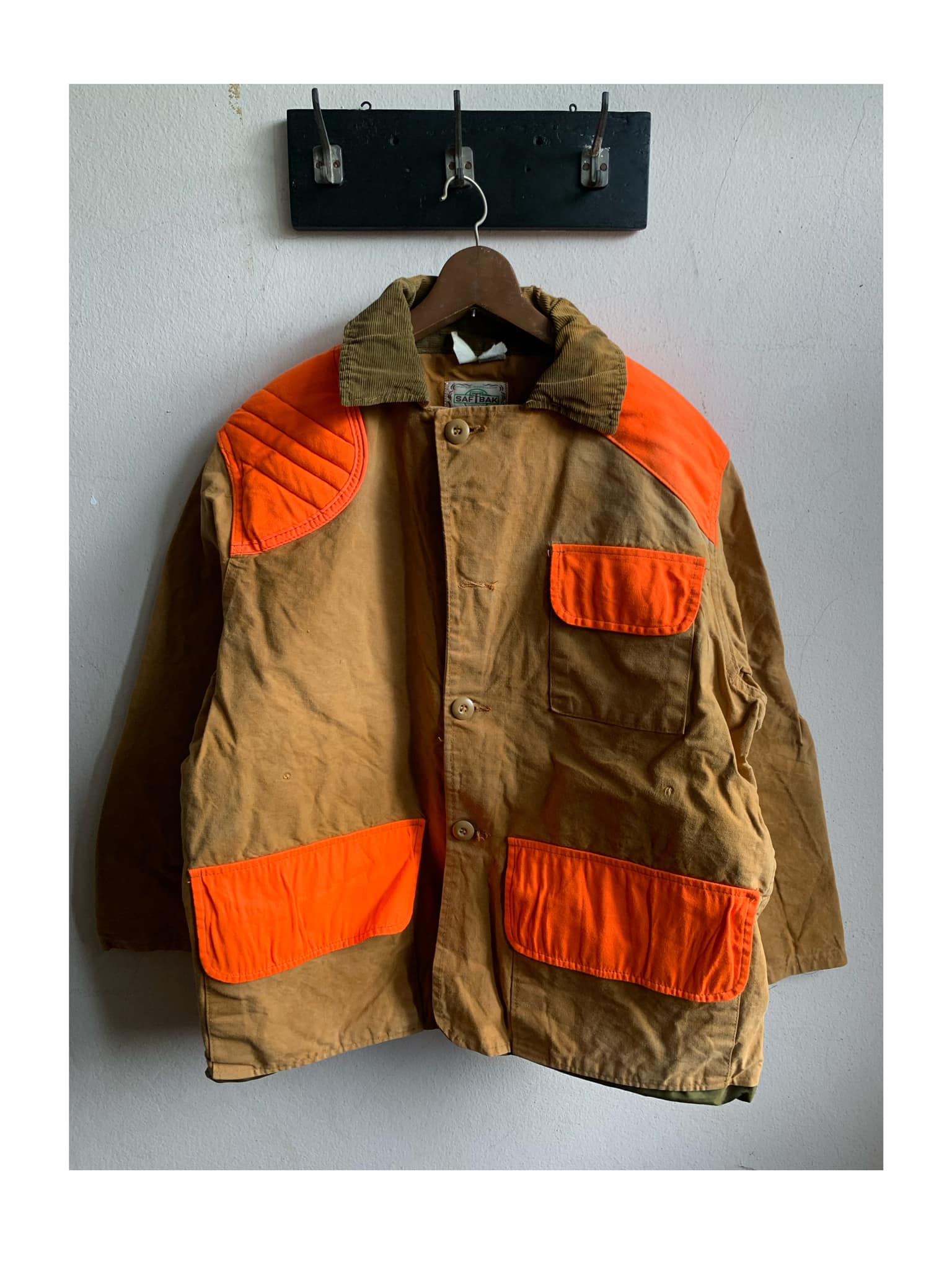 Super 1980's Chevignon Hunting Jacket… Made up of an interesting