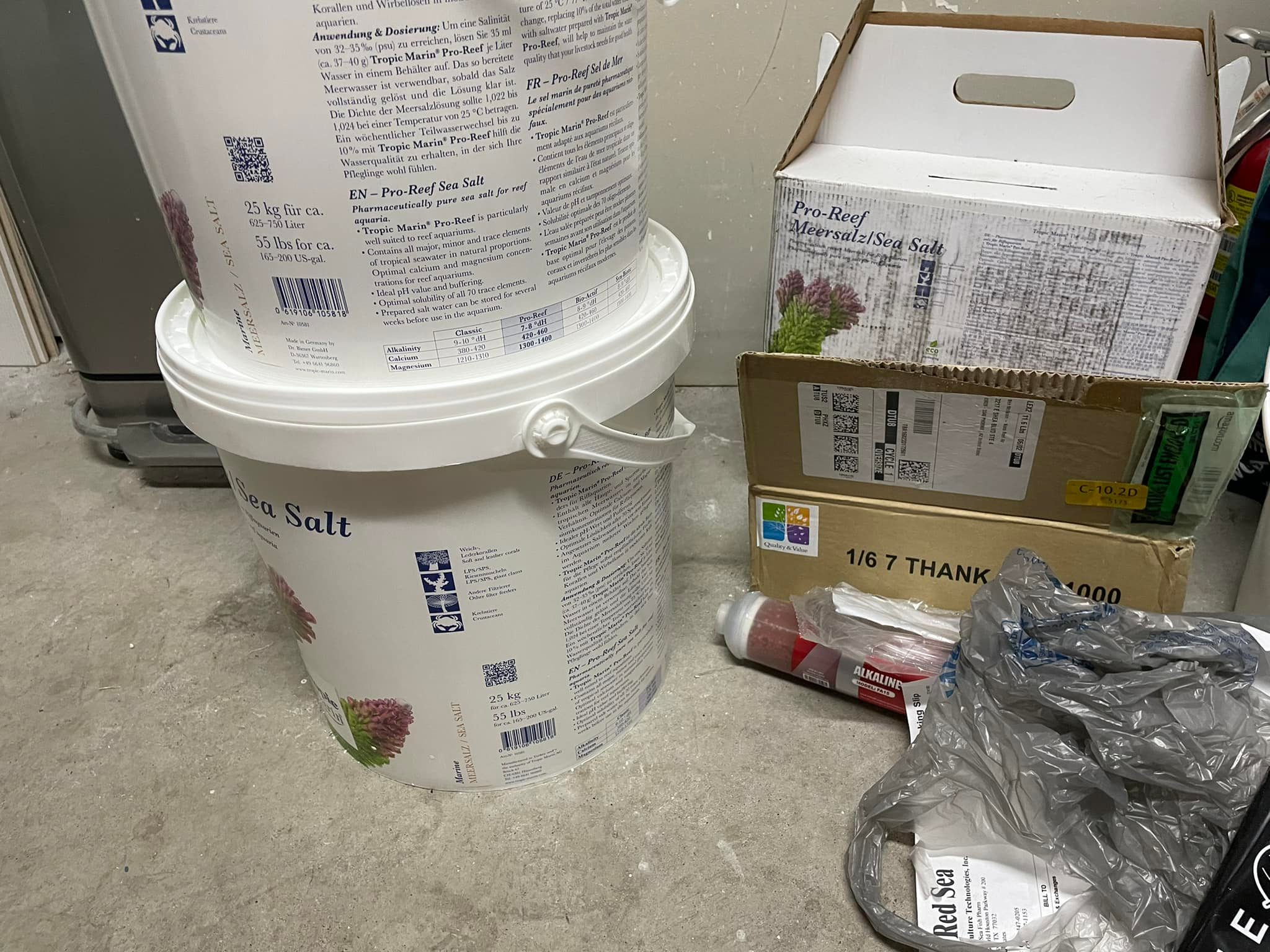 Aquaforest Reef Salt (25 Kg / 200 Gallons) - Premium Box For Saltwater Aquariums