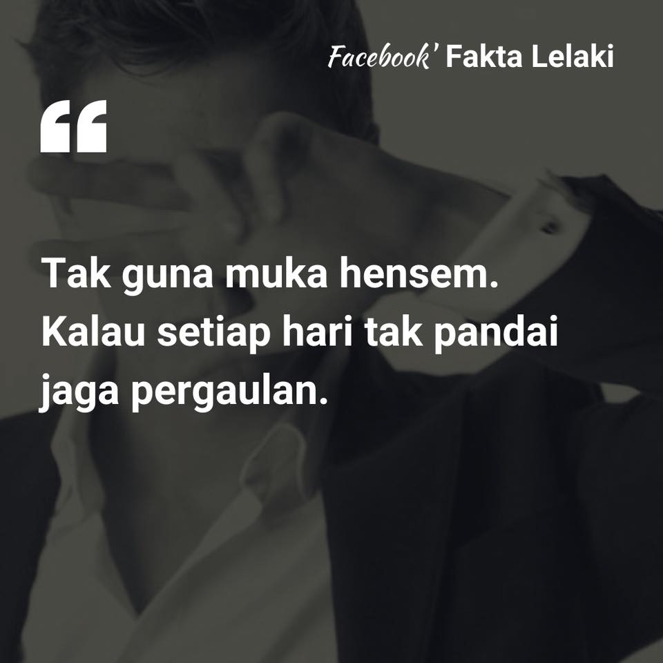Fakta Lelaki Tak Guna Facebook