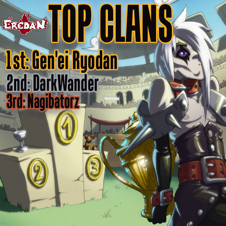 Eredan Arena - Greetings dear gladiators, Here is the Weekly Top clans ...