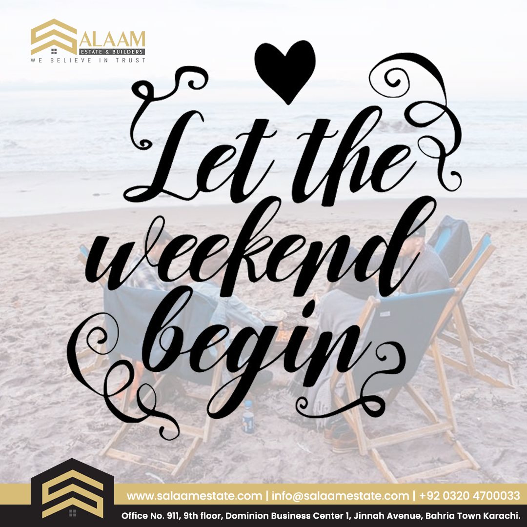 Bahria Town Karachi Info - Wishing a very joyful and relaxed weekend ...