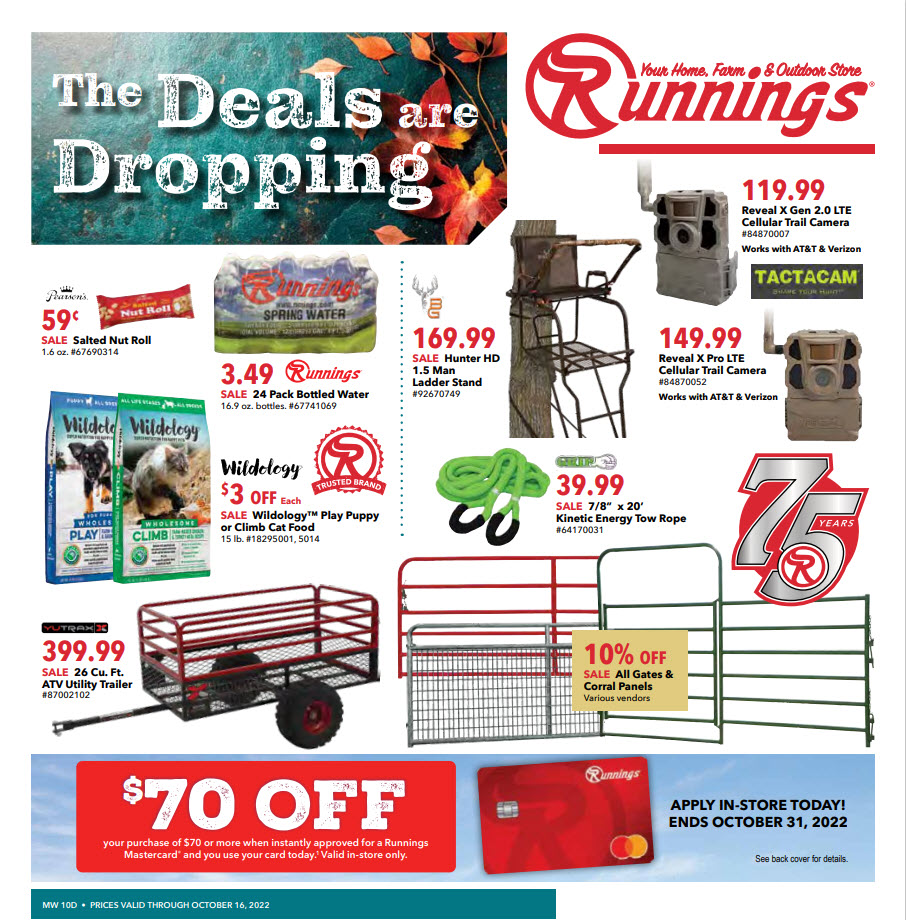 Runnings Stores - 🍂 The Deals are dropping at Runnings along with the ...