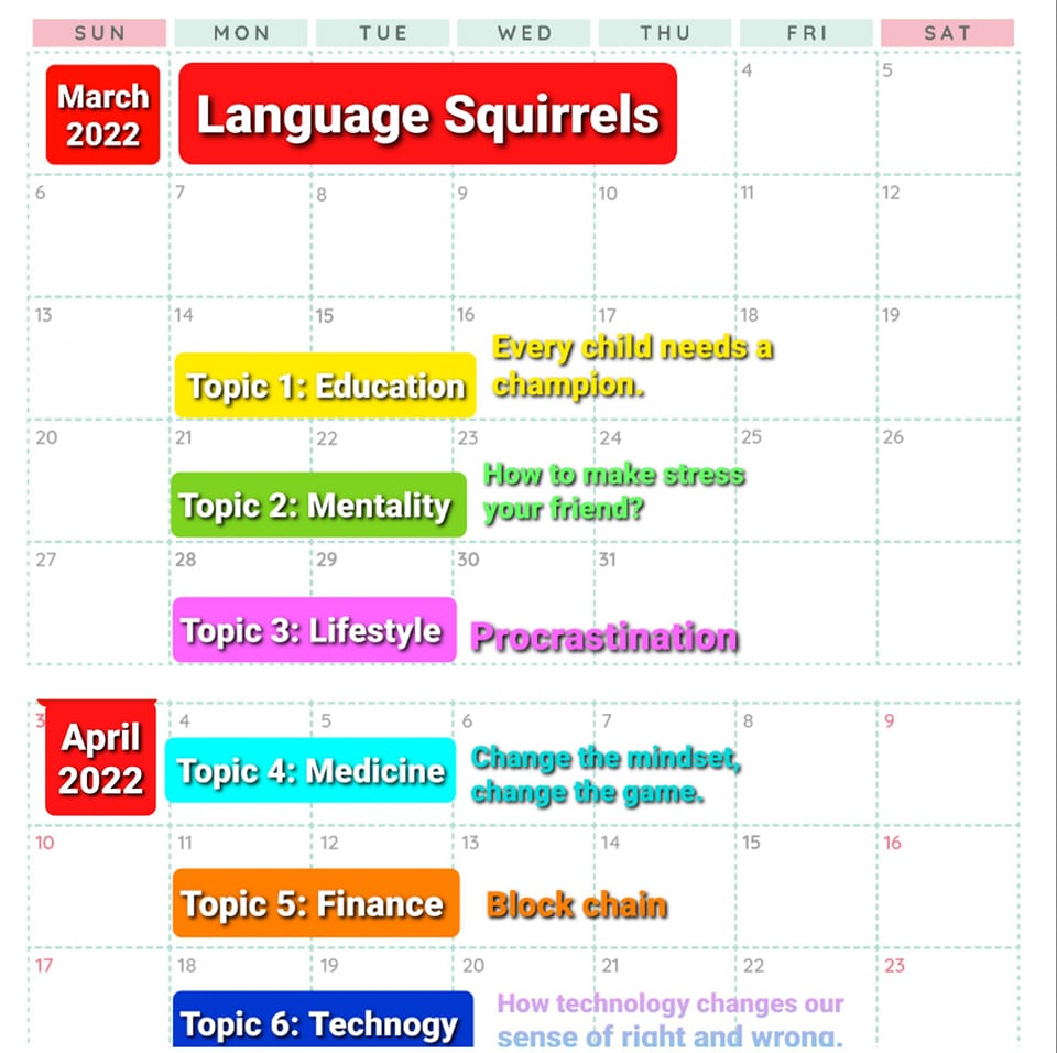 Language Squirrels 2 and 3 - teacher Stuart and Teresa | Facebook