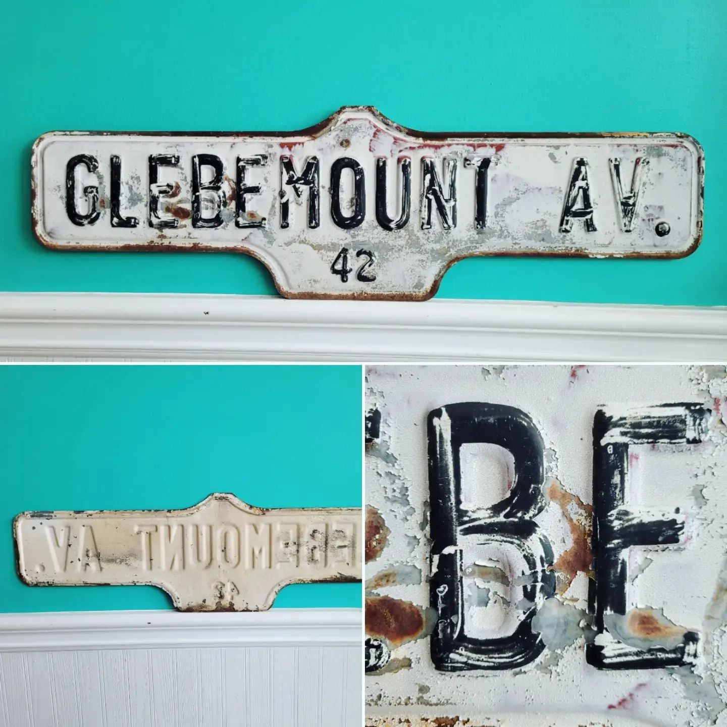 Vintage Toronto street signs for sale at The Handwork Department