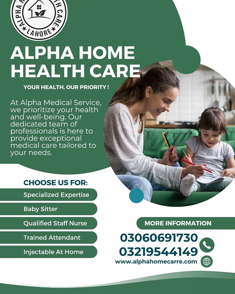 Alpha Home Health Care | Lahore